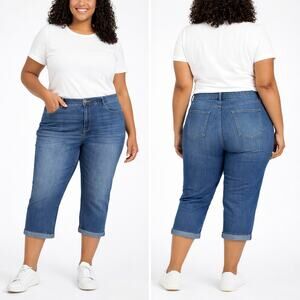 Sonoma Boyfriend Jeans 24W High Rise Relaxed Straight Plus Size - NWT
